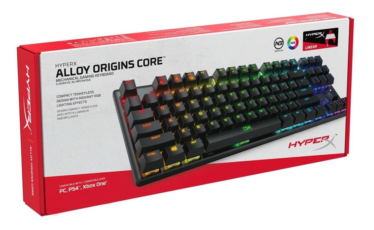 Teclado Mecânico Gamer HyperX Alloy Origins Core