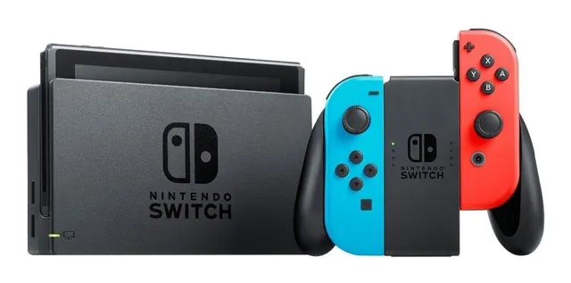 Console Nintendo Switch - Azul Neon e Vermelho Neon