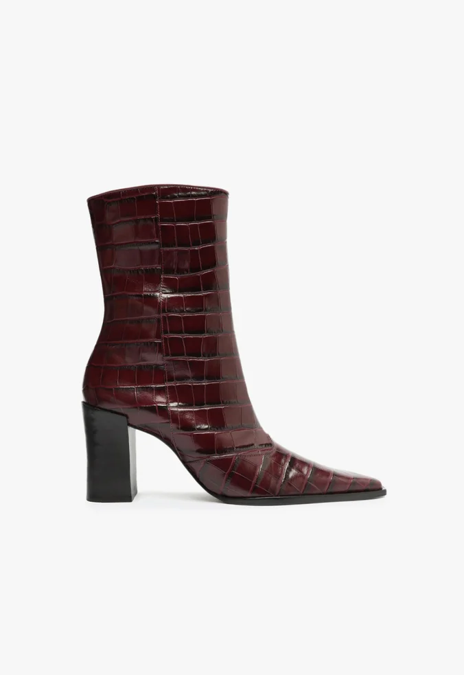 Bota Raffaela Croco Couro