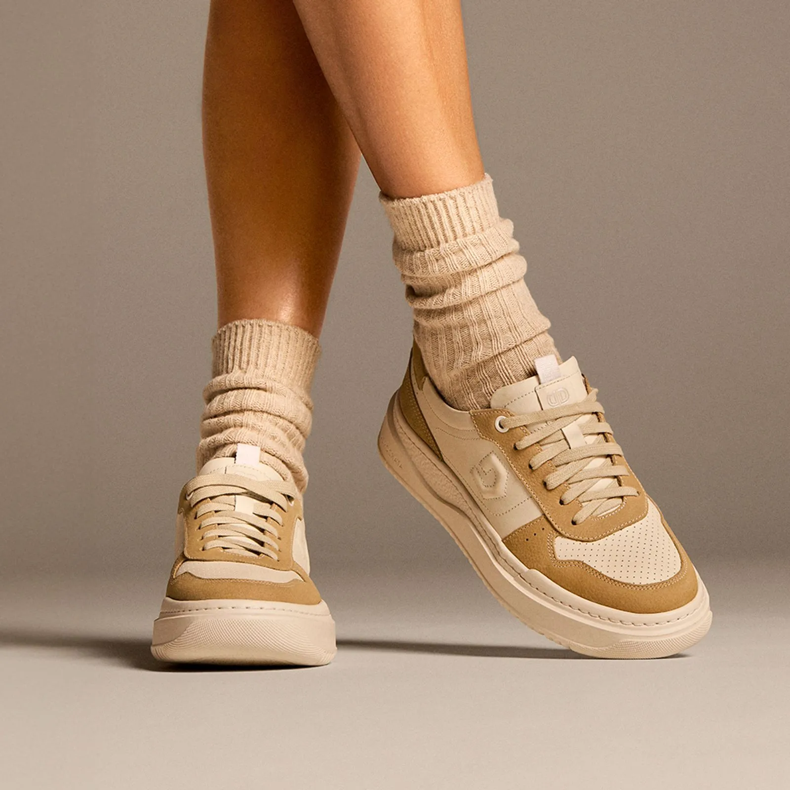 Tênis Blok Casual Bege