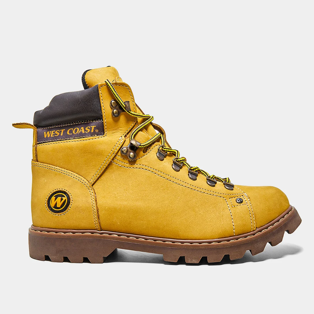 Bota Cano Médio West Coast Worker Classic Nobuck