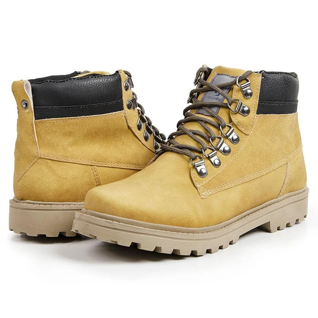Bota Masculina Casual Coturno Worker
