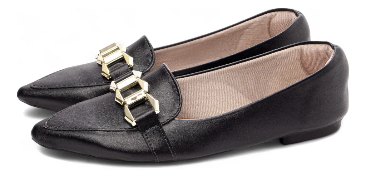 Sapatilha Feminina P/ Trabalho Social Bico Fino Elegante Top